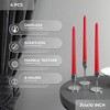 10 inch Taper Candles Set of 4 - Dripless Taper Candles and Unscented Candlesticks - Perfect as Dinner Candles and Household Candles - 3 of 4