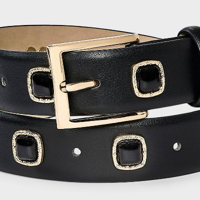 Hammer Square Stud Belt - A New Day' Black - image 3
