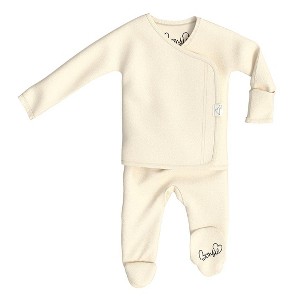 Bonsie Skin to Skin Babywear - Footie - Oat - 1 of 4