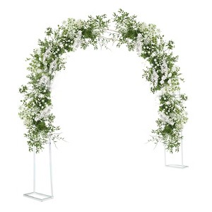 Garden Arch Trellis for Climbing Plants,9.8ft W X 7.2 ft H Metal Wedding Arches for Ceremony Garden Arbor Indoor Garden Arches - 1 of 4