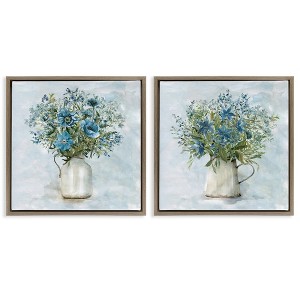 Stupell Industries Country Mixed Floral Bouquets, 25" x 25" - 1 of 4