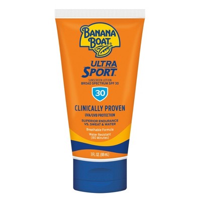 banana boat sunscreen