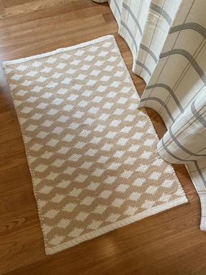 20x32 Reversible Bath Rug Natural/White - Threshold™