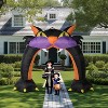 VINGLI 9FT Tall Halloween Inflatables Outdoor Decorations, Blow Up Scary Black Cat Halloween Yard Decorations, Built-in LED Lights - 3 of 4