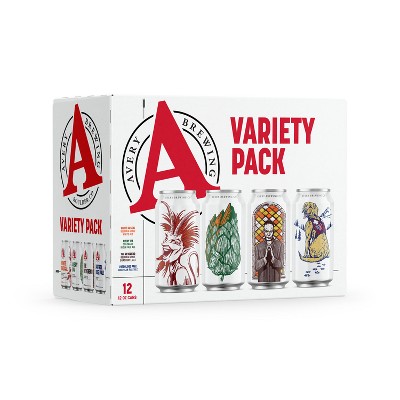 Avery Core Team Variety Beer Pack - 12pk/12 fl oz Cans