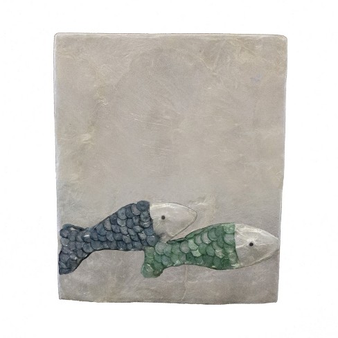 Beachcombers Capiz Fish Tissue Box - image 1 of 1