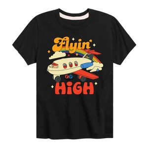 Boys' - Fisher-Price - Flying High Plane With Rainbow Short Sleeve Graphic T-Shirt - 1 of 4