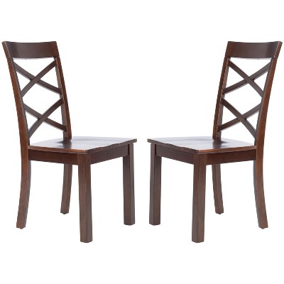 Ainslee Dining Chair (Set of 2) - DCH9217 - Brown - Safavieh