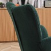 Teddy Upholstered Rocking Chair with High Backrest - 3 of 4