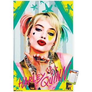 Trends International DC Comics Movie - Birds of Prey - Harley Quinn - Kiss Unframed Wall Poster Prints - 1 of 4