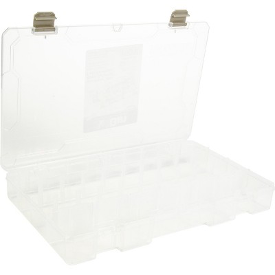 Large Clear Plastic Craft Organizer with Dividers