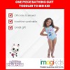 Dreamworks Gabby's Dollhouse Pandy Paws MerCat Girls One Piece Bathing Suit Toddler to Little Kid - 4 of 4