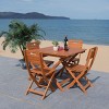 Kresler Folding Table - Indoor/Outdoor - PAT7058 - Natural - Safavieh - 4 of 4