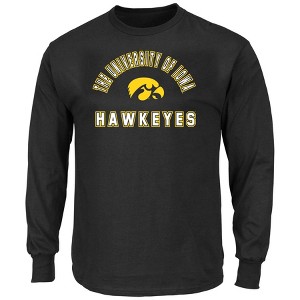 NCAA Iowa Hawkeyes Men's Big and Tall Long Sleeve T-Shirt - 1 of 3