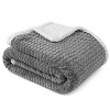 PAVILIA Soft Fleece Blanket Throw for Couch, Lightweight Plush Warm Blankets for Bed Sofa with Jacquard Pattern - 3 of 4