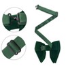INSPIRE CHIC Men's Velvet Pre-Tied Solid Color Pocket Square Adjustable Bow Tie 1 Pair - 2 of 4
