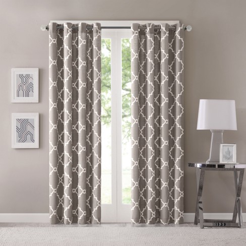 Sereno Fretwork Print Curtain Panel Target