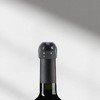 Unique Bargains Champagne Stopper - New Air-Lock Cap Stainless Steel Silicone Black 1 Pc - 2 of 3