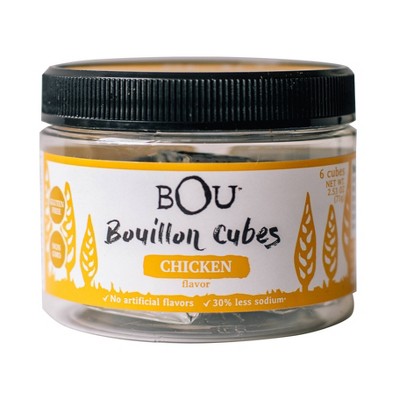 Bou Brands Gluten Free Chicken Bouillon Cubes - 2.53oz/6ct