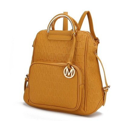 MKF Collection Torra Milan “M” Signature Trendy Spacious Backpack by Mia K