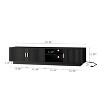 Angel Sar LED TV Stand with Charging Station, Modern Entertainment Center for 70 Inch TV - 3 of 4