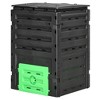 Outsunny 120 Gallon Compost Bin, Large Composter with 80 Vents and 2 Sliding Doors, Lightweight & Sturdy - 4 of 4