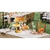 Wikineon Cupcake Stand, Round Cake Stand, 4 Tier Cupcakes and Cakes Comb for 8-12 Inch Cakes, Tiered Cupcake Tree Tower, Clear Dessert Display Stand - 3 of 4