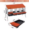 GustoWave Roll-Away Nesting Boxes for Chickens Coop - 2 of 4