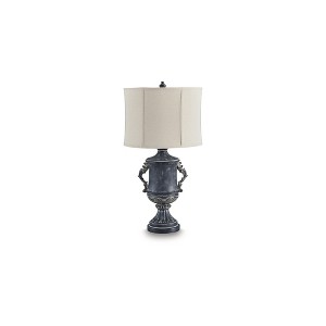 Signature Design by Ashley Morvanford Table Lamp, Antiqued Black, 31" Tall, Traditional Accent Lighting - 1 of 4