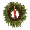 28" Unlit Christmas Bells Pine Artificial Wreath with Red Ribbon - National Tree Company - 4 of 4