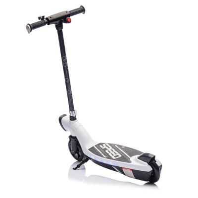 INFURNIC Kick Scooters Kids Ride On Scooter with Faster Speed Longer Usage Time and Kickstand, White, 29.3"*6.5"*34.7"
