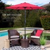 Best Choice Products 7.5ft Heavy-Duty Outdoor Market Patio Umbrella w/ Push Button Tilt, Easy Crank - 3 of 4