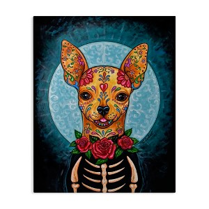 Stupell Industries Celebration of Life Chihuahua Canvas Wall Art - 1 of 4
