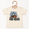 Boo-Dozer Ghost - Youth Short Sleeve Graphic T-Shirt and Toddler Short Sleeve Graphic T-Shirt - 2 of 4