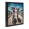 Stupell Industries Coastal Bicycle Dogs, 18" x 18" - 3 of 4