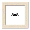 PosterPalooza | 8x8 Wide Barnwood Picture Frame, UV Acrylic, 6 Finishes - Grey, Brown, White, and Black - 2 of 4