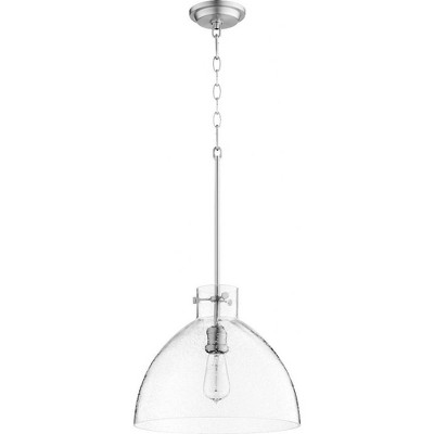 Quorum Lighting 1 - Light Pendant in  Satin Nickel