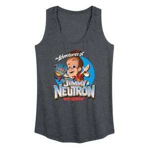Women's - Jimmy Neutron - Boy Genius Graphic Racerback Tank - 1 of 4