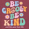 Women's - Instant Message - Be Goovy Be Kind; and Live Your Best Life Graphic Racerback Tank - 2 of 4