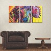 Trademark Fine Art -Dean Russo 'Tilt Dachshund Love' Canvas Art - 3 of 3