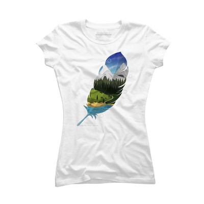 Junior's Design By Humans Wherever wind takes me By Sebasebi T-Shirt