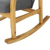 Callum Mid-Century Fabric Rocker - Christopher Knight Home - 4 of 4
