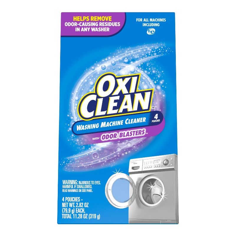 OxiClean Washing Machine Cleaner with Odor Blasters - 11.28oz/4ct, 1 of 17