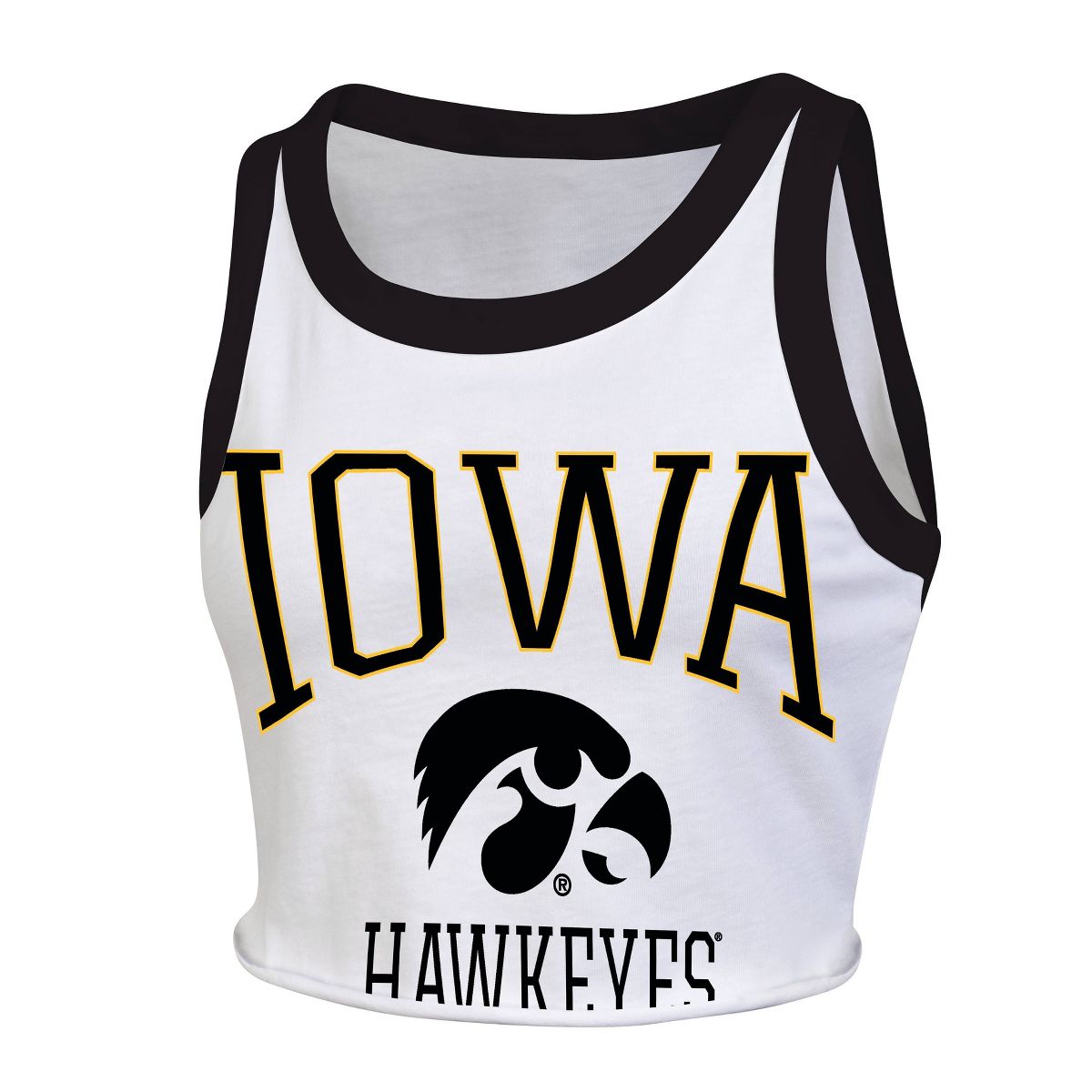 NCAA Iowa Hawkeyes Women's White Tank Top
