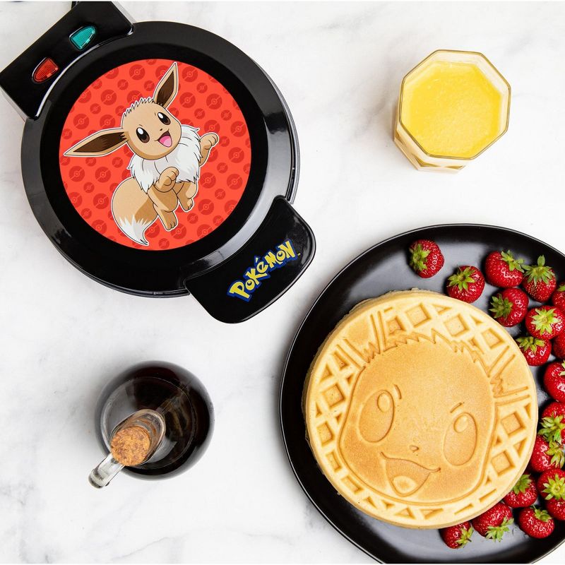 Uncanny Brands Pokemon Eevee Waffle Maker, 1 of 8