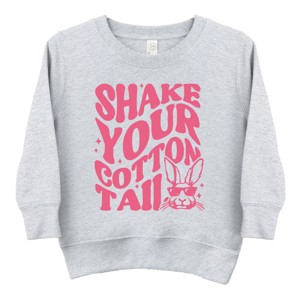 The Juniper Shop Shake Your Cotton Tail Wavy Toddler Sweatshirt - 1 of 4