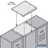 Salsbury Industries In-Line Flat Top Filler Color: Tan, Size: 1" H x 15" W x 18" D - image 3 of 3