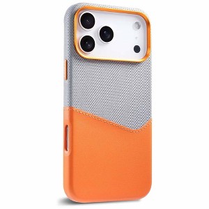 HTUTWOO Wallet Case for iPhone 17, Compatible with MagSafe, Leather & Fabric Hybrid Protective Cover with Card Slot for iPhone 17 - 1 of 4
