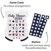 Big Dot of Happiness Batter Up - Baseball - Picture Bingo Cards and Markers - Baby Shower Shaped Bingo Game - Set of 18 - 2 of 4