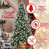 Artificial Trees Christmas PE&PVC,Spray White Christmas Tree,Home Decoration-Maison Boucle - 3 of 4